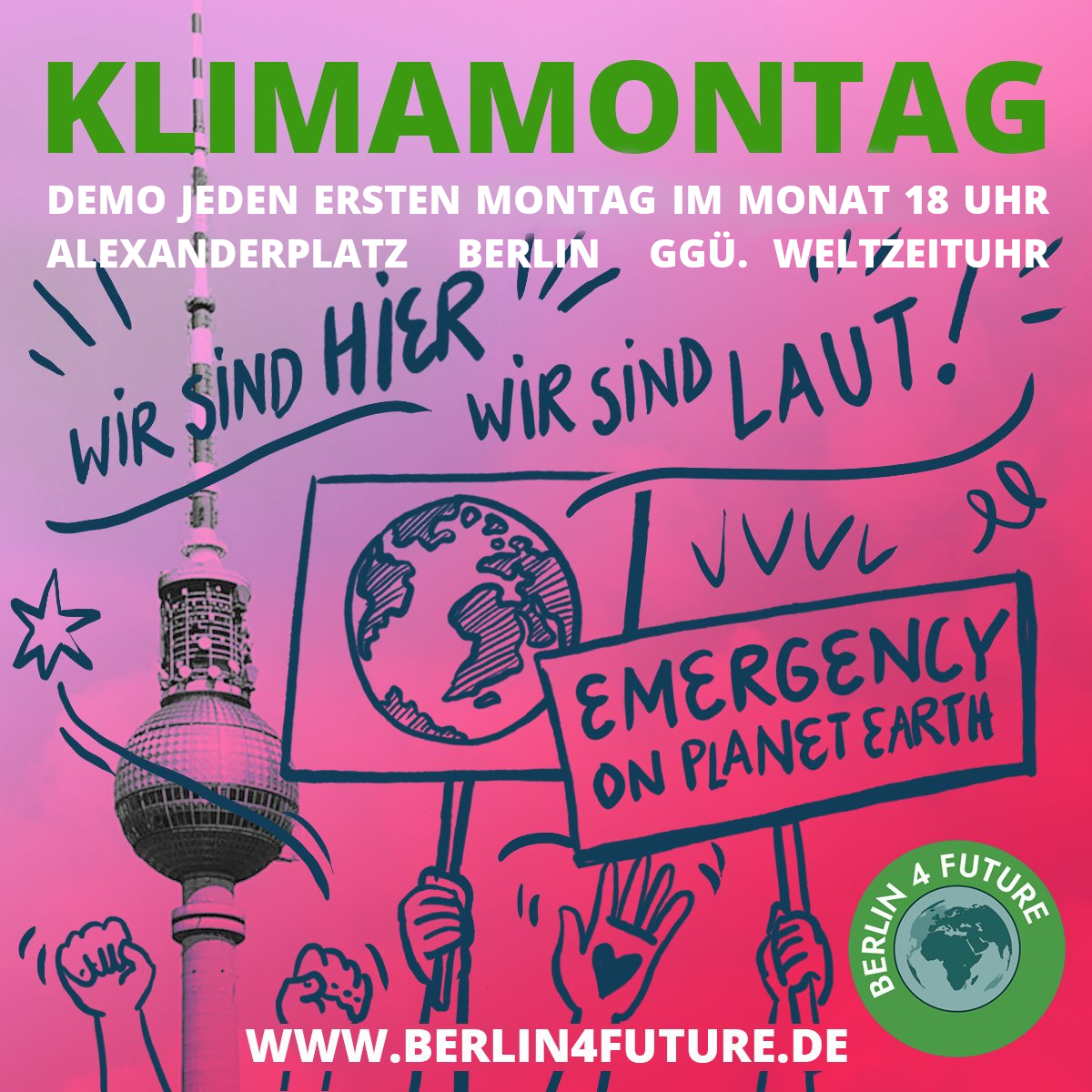 KlimaMontag Demo Flyer