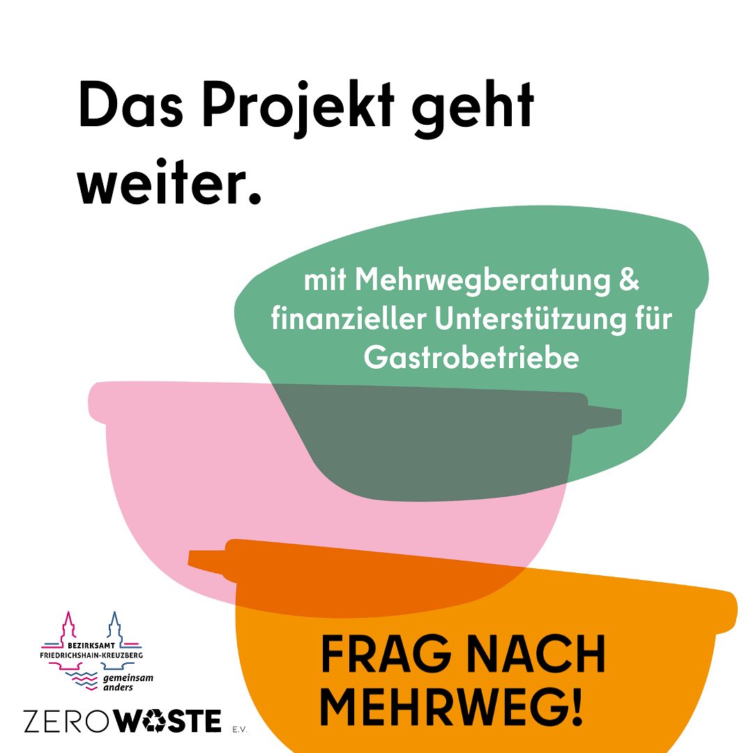 Wir sind Umsetzungspartner von “Frag nach Mehrweg”