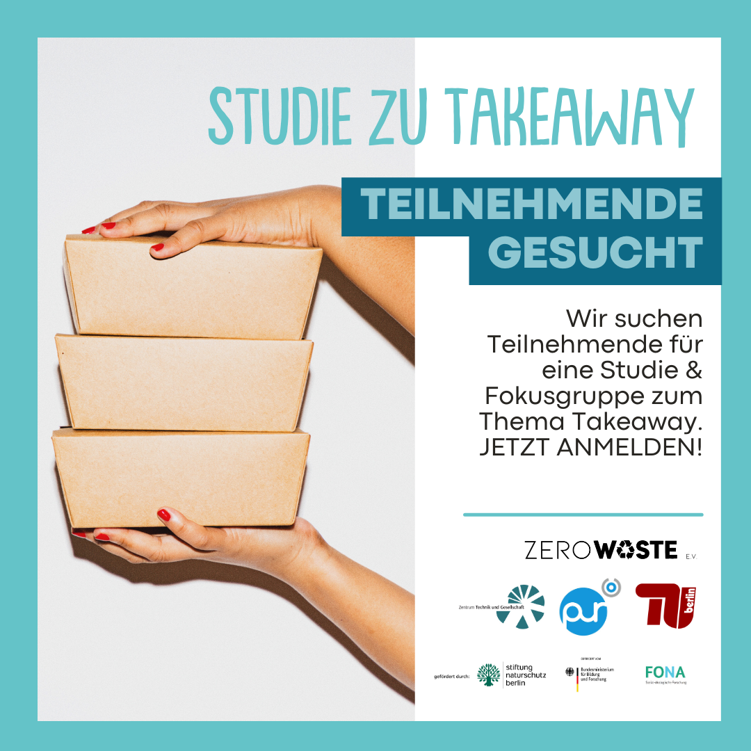 Studie zum Takeaway-Verzehr – Teilnehmende gesucht